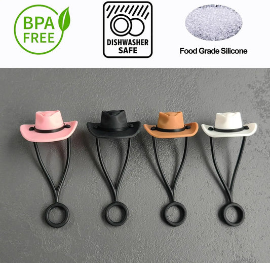 4Pc/s Cowboy Hat Straw Covers